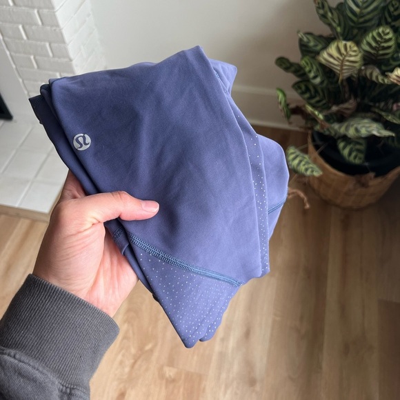 Lululemon Blue Leggings High Waist Performance - Picture 3 of 3